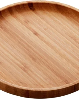 LYOR – Bandeja de Bambu Round 20cm – Mesa Posta – Organização – Utensílios de Cozinha – Enxoval – Decoração – Petisqueira – Utilidades Domésticas