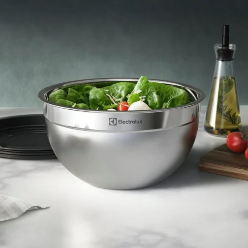 Electrolux Kit Bowls Tigelas de Inox com Tampa Plástica, 3 Unidades - Imagem 10