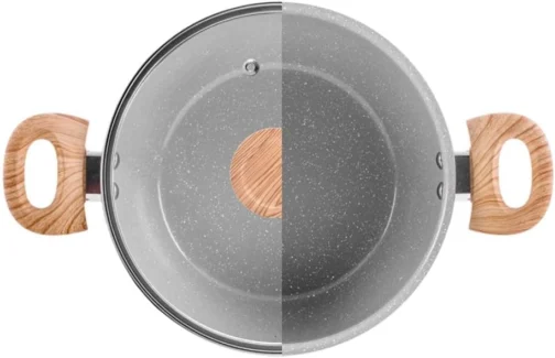 Jogo de Panelas Brinox 5 Peças Ceramic Life Easy Cinza - Imagem 8