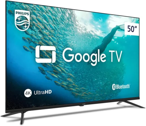 PHILIPS, Smart TV, 50'' 4K UHD, 50PUG7019/78, Google TV, Comando de Voz, HDR - Imagem 3