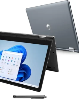 Notebook Positivo Duo 2 em 1 Intel Celeron Windows 11 Home 4GB 128GB, Tela 11.6″ IPS HD, Cinza – C4128B-3