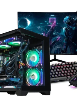 PC Gamer Completo Ryzen 5 5500, RTX 3050, 16GB DDR4, SSD 480GB, 600W 80 Plus, Monitor 21.5″ Full HD, Kit Gamer, Windows 11 Pro, M9CW8G17-E