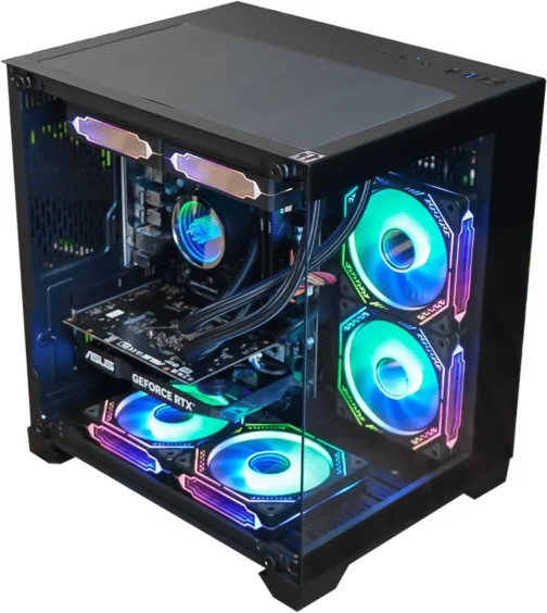 PC Gamer Completo Ryzen 5 5500, RTX 3050, 16GB DDR4, SSD 480GB, 600W 80 Plus, Monitor 21.5" Full HD, Kit Gamer, Windows 11 Pro, M9CW8G17-E - Imagem 5