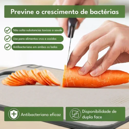 LUMAI Tabua de Cortar Monaco de Aço Inoxidável 304 Legitimo, Espessura 0.5mm, Utensilio de Cozinha Premium - Imagem 10