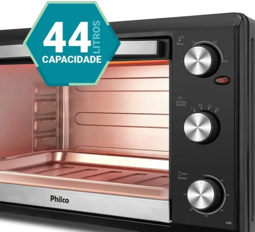 Forno Elétrico Philco 44L Dupla Resistência PFE44P 220V - Imagem 4