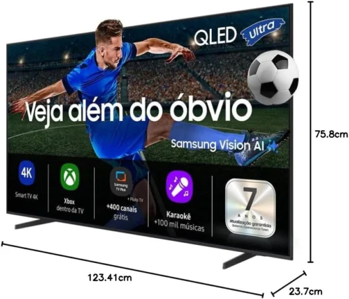 Samsung Vision AI TV 55" QLED ULTRA 4K QEF1 2025 - Imagem 10
