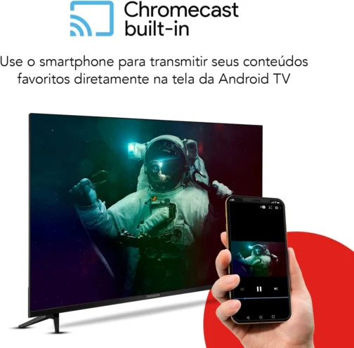 Smart TV Aiwa 32”, Android, HD, Borda Ultrafina, HDR10, Dolby Áudio - AWS-TV-32-BL-02-A - Imagem 9