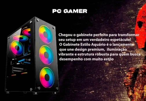 PC Gamer MRPC Completo Intel core i7 3.4GHz 16 GB RAM SSD 240 GB Fonte 500 W Monitor 19″ HDMI Placa de vídeo NVIDIA GT730 - Imagem 4