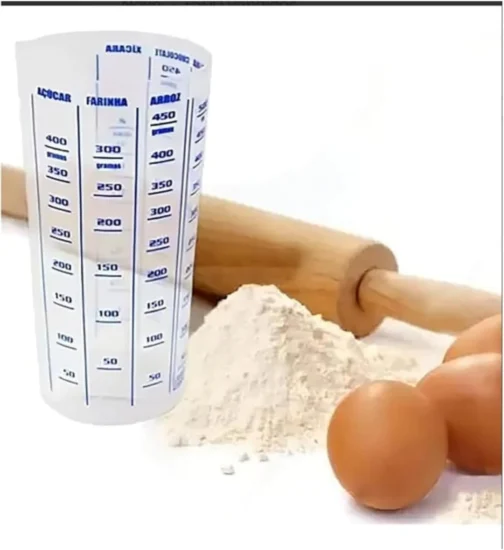 Copo Medidor Dosador 570ml, Marcação Azul, Utensílio Cozinha - Imagem 5