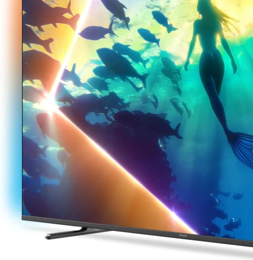 PHILIPS, Smart TV Ambilight 50" 4K, Titan OS, 50PUG8100/78, Comando de Voz, HDR10+/Dolby Atmos, VRR/ALLM, Bluetooth - Imagem 8