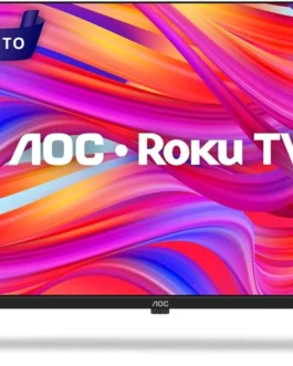 AOC, Smart TV, Roku, 32” HD, 32S5045/78G, com HDMI, USB, Wi-Fi, Conversor Digital