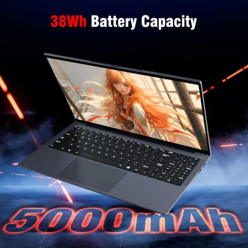 Laptop de 15,6 polegadas, laptops com processador Core (até 3,40 GHz), laptop para jogos 16 GB de RAM, 512 GB de ROM, FHD 1920 x 1080, laptops tradicionais Win 11 Pro, computadores com netbook Wi-Fi - Imagem 7
