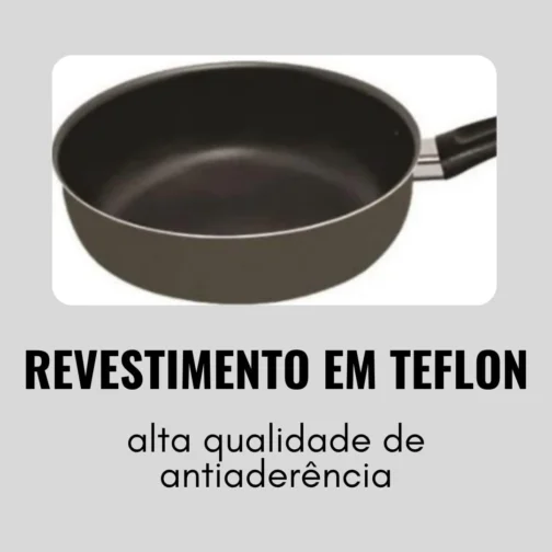 Jogo de Caçarolas 05 Peças Preto com Tampa de Vidro e Utensílios - Imagem 6