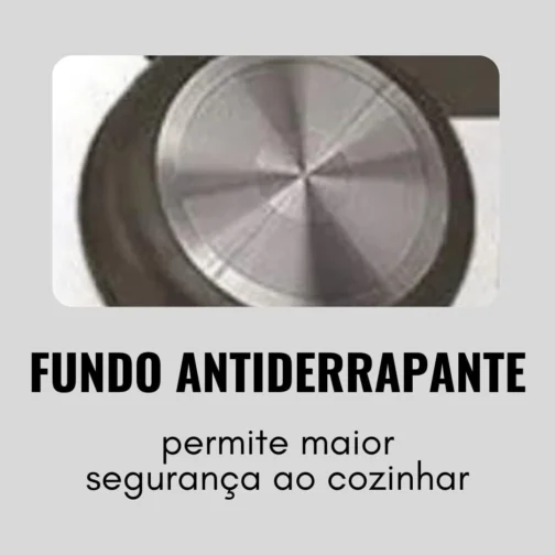 Jogo de Caçarolas 05 Peças Preto com Tampa de Vidro e Utensílios - Imagem 7