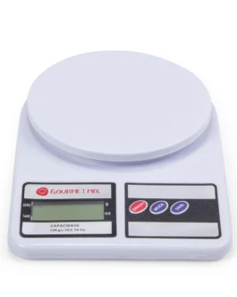 Gourmet Mix Balança de Cozinha Digital de Precisão até 10Kg Compacta em Polipropileno para Receitas Doces e Salgadas, Artesanato, Delivery e Laboratórios