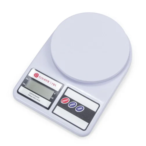 Gourmet Mix Balança de Cozinha Digital de Precisão até 10Kg Compacta em Polipropileno para Receitas Doces e Salgadas, Artesanato, Delivery e Laboratórios - Imagem 6