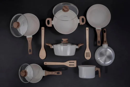 Mimo Style, Conjunto de Panelas com 10 Peças Indução Style Cook Marmol Bambu - Imagem 11