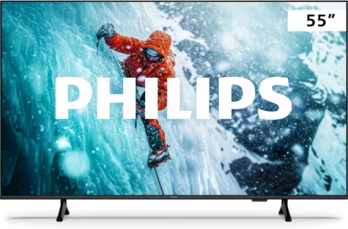 PHILIPS Smart TV, 55" 4K, 55PUG7300, Comando de Voz, Bluetooth, HDR, Dolby Atmos, HDMI, USB, Wi-Fi - Imagem 2