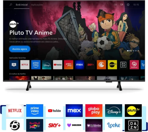 PHILIPS Smart TV, 55" 4K, 55PUG7300, Comando de Voz, Bluetooth, HDR, Dolby Atmos, HDMI, USB, Wi-Fi - Imagem 9