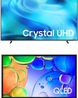Samsung Combo Smart TV 70″ Crystal UHD 4K U8000H + Samsung Smart TV 43″ QLED Full HD