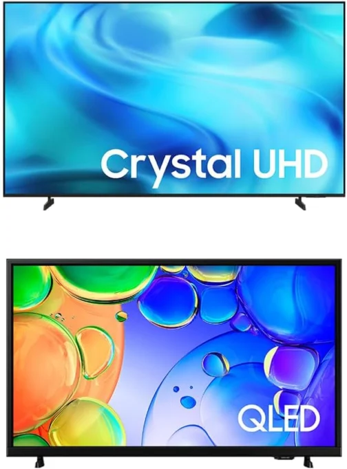 Samsung Combo Smart TV 70" Crystal UHD 4K U8000H + Samsung Smart TV 43" QLED Full HD - Imagem 2