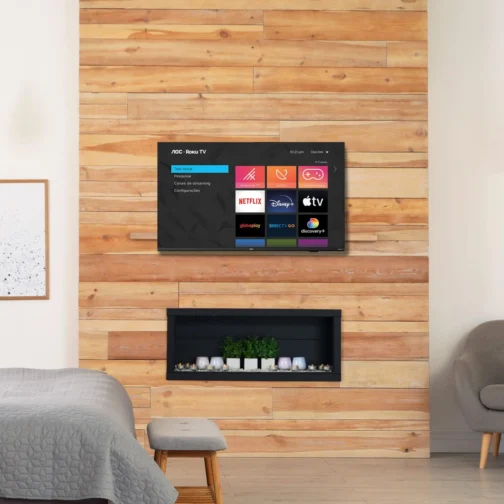 Smart TV LED 32" HD AOC 32S5135/78G - Design sem bordas, Wifi, Conversor Digital, USB, HDMI - Imagem 8