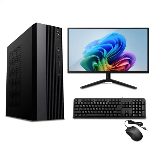 Mini pc slim Desktop Intel Core I7 16gb Ram Ssd 480gb+monitor 21"+teclado e mouse +wifi usb+Windows 11+ office 2024 - Imagem 2