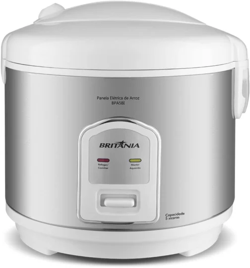 Panela de arroz, Bpa5bi, 5 xícaras, Branco, 110v, Britânia - Imagem 2