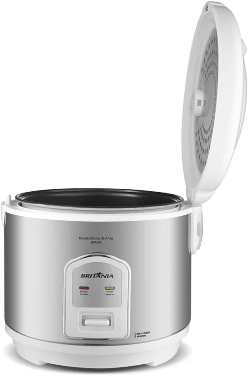 Panela de arroz, Bpa5bi, 5 xícaras, Branco, 110v, Britânia - Imagem 3
