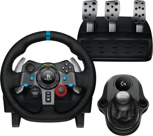 Logitech G, G29 SE Driving Force, Combo Volante Pedais e Câmbio, USB, PS5, PS4, PS3 e PC - Imagem 2