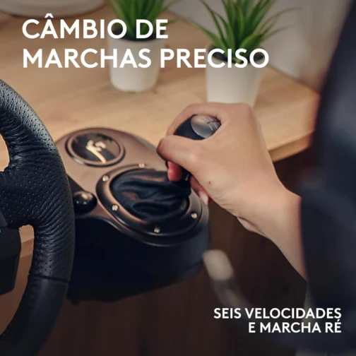 Logitech G, G29 SE Driving Force, Combo Volante Pedais e Câmbio, USB, PS5, PS4, PS3 e PC - Imagem 7