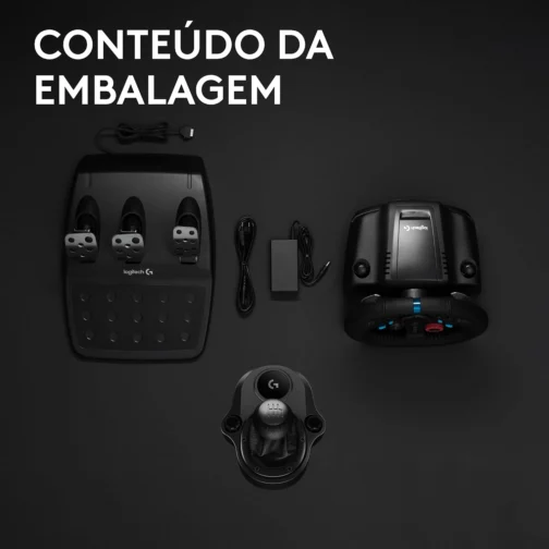 Logitech G, G29 SE Driving Force, Combo Volante Pedais e Câmbio, USB, PS5, PS4, PS3 e PC - Imagem 9