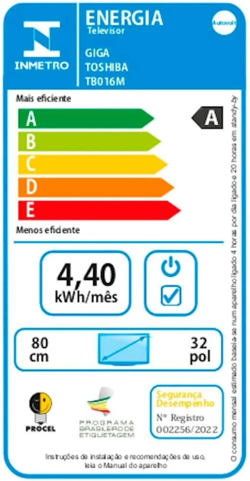 Toshiba Smart TV 32 Polegadas HD LED 32V35L com WiFi, Dolby Audio, VIDAA, 60 Hz e Espelhamento de Tela - Imagem 10