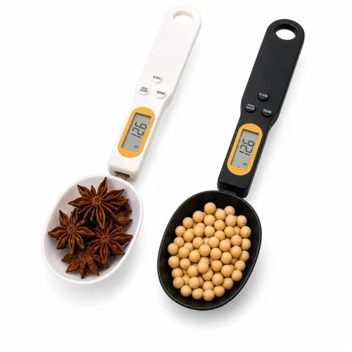 Colher Medidora Balança Digital Eletrônica Dosador de Precisão Tela LCD Para Cozinha Temperos Dietas Ração de Pets Suplementos Com Capacidade de Pesagem de Até 500g com função tara - Imagem 10