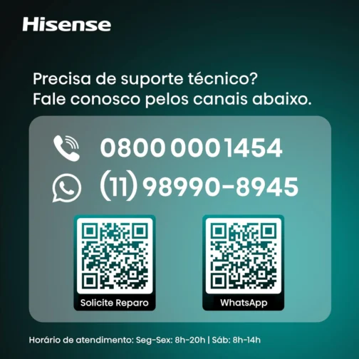 Hisense Smart TV UHD 4K HI-QLED 65" Polegadas 65Q6QV - Imagem 7
