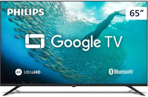 PHILIPS, Smart TV, 65'' 4K UHD, 65PUG7019/78, Google TV, Comando de Voz, HDR - Imagem 2
