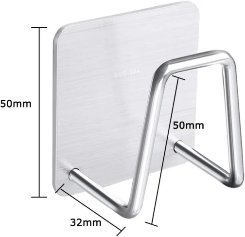 Suporte de sucção para pia de cozinha Decdeal para esponjas, suporte de sabonete, suporte de aço inoxidável para pia de cozinha - Imagem 7
