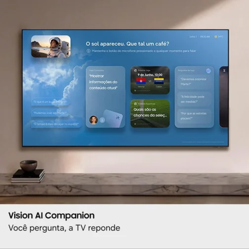 Samsung Smart TV 75" MiniLED 4K M75H 2026, Vision AI Companion, Modo Futebol, Xbox Cloud Gaming, Canais Gratuitos, 7 Anos de Atualização - Imagem 4