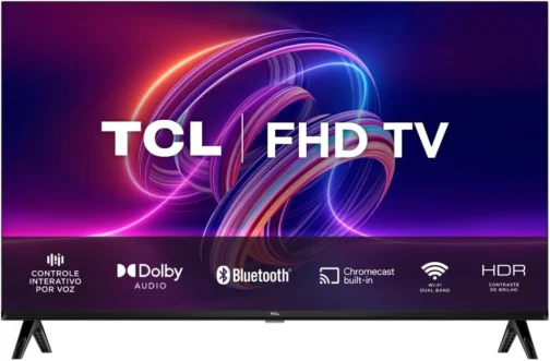 Smart TV TCL 40 Polegadas LED Full HD S5400A Android TV WiFi Bluetooth Google Assistente 40S5400A - Imagem 2