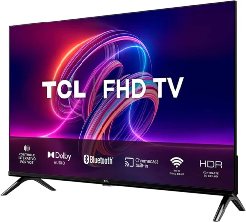 Smart TV TCL 40 Polegadas LED Full HD S5400A Android TV WiFi Bluetooth Google Assistente 40S5400A - Imagem 3