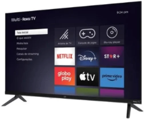Smart TV Multi Roku 32" HD 3 HDMI 2 USB Compatível com Alexa e Google Home - TL052M - Imagem 5