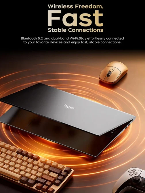 KAIGERR Laptop para jogos, laptop com AMD Ryzen 3 4300U (até 3,7 GHz), SSD DDR4 de 16 GB de 512 GB, laptop Wind 11 de 16 polegadas, tela FHD 1920P, WiFi 6, USB3.2, Tipo_C - Imagem 6