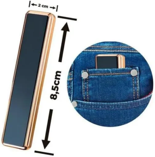 Isqueiro Elétrico Eletrônico USB Recarregável Preto - Imagem 4