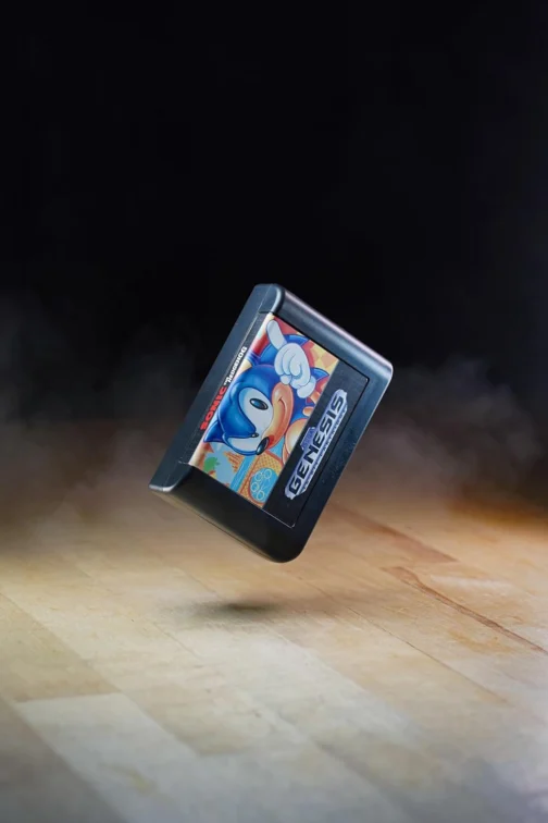 SEGA Genesis Display Console – Supervillain Boss Bundle with Sonic the Hedgehog 1 + Cartridge Storage Tray (Death Egg Robot, Mecha Sonic Mk II, Mr. X, Death Bringer Figures) - Imagem 4