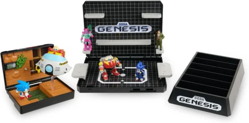 SEGA Genesis Display Console – Supervillain Boss Bundle with Sonic the Hedgehog 1 + Cartridge Storage Tray (Death Egg Robot, Mecha Sonic Mk II, Mr. X, Death Bringer Figures) - Imagem 7