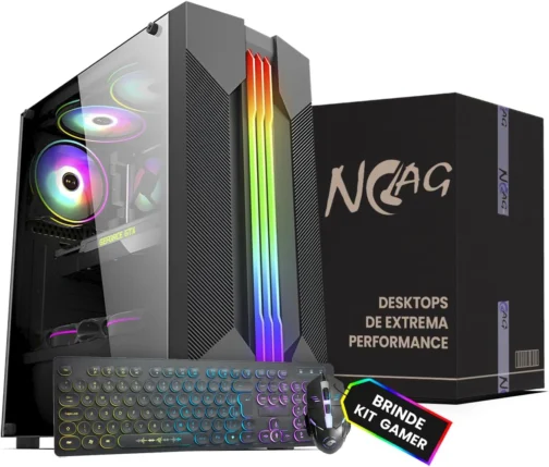 Pc Gamer Computador Completo NoLag Amd Ryzen 7, Radeon™ Graphics Vega, 32GB Ram, SSD 1TB, Gabinete RGB - Imagem 3