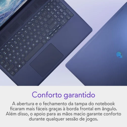 Notebook Gamer Dell Alienware 16 Aurora AC16250 AC16-C5210H-U5 16" WQXGA Intel Core5 8GB 512GBSSD NVIDIA RTX3050 Linux - Imagem 8