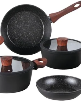 Brinox – Jogo de Panelas Revestimento Cerâmico Antiaderente Ceramic Life Sirius 6 Peças com Fundo de Indução – Preto