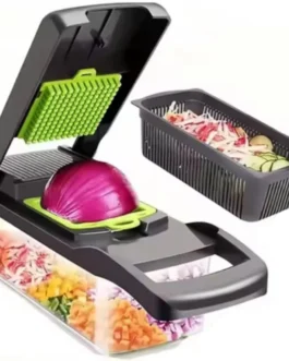 Fatiador Cortador Ralador De Legumes Frutas Verduras Kit Completo 16 Peças Pot Acvrílico Laminas Aço Inox Para Saladas Acessório Para Cozinha DUPIN