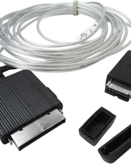XSPANDER Cabo de conexão de TV BN39-02470A atualizado de 5 m para Samsung The Frame QLED 4K Smart TV One Invisible Connect Cord compatível com caixa de conexão modelo BN96-54413V, BN44-01066B